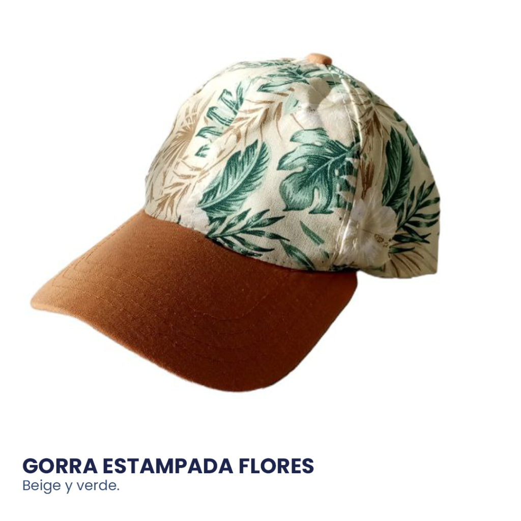 Gorra Estampada Flores 03